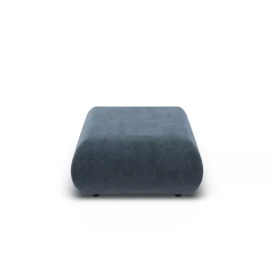 Gepolsterter Fußhocker SURREY - blau
