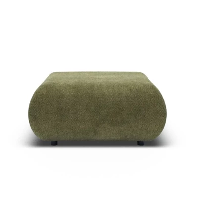 Gepolsterter Fußhocker SURREY - Khaki