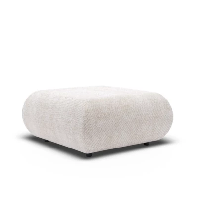 Gepolsterter Fußhocker SURREY - beige 2