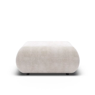 Gepolsterter Fußhocker SURREY - beige 2