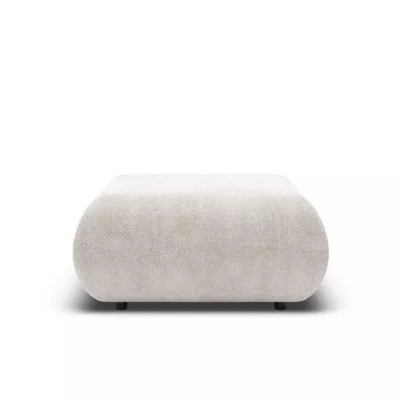 Gepolsterter Fußhocker SURREY - beige 2