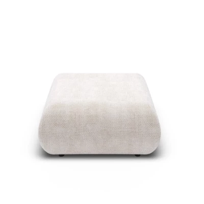 Gepolsterter Fußhocker SURREY - beige 2