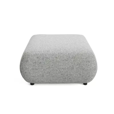 Gepolsterter Hocker SURREY - hellgrau 1