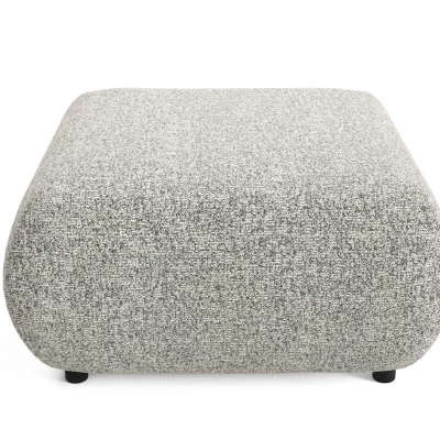 Gepolsterter Hocker SURREY - grau