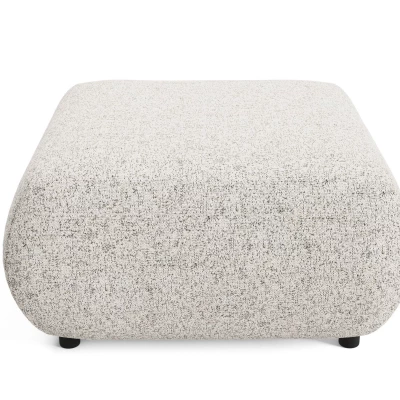 Gepolsterter Fußhocker SURREY - beige 1