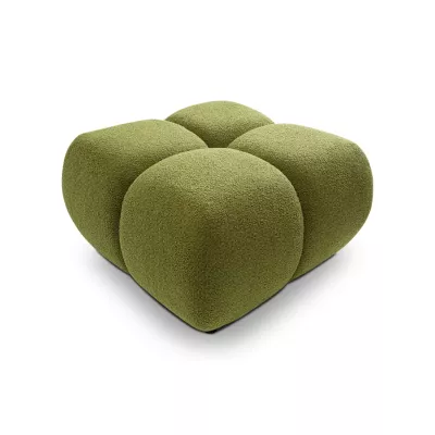 Gepolsterter Hocker SELKIR - grün
