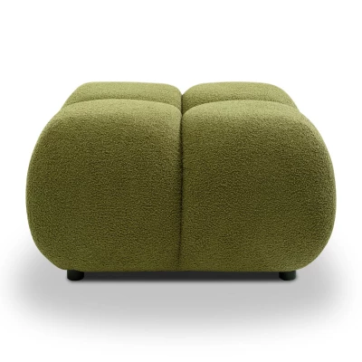 Gepolsterter Hocker SELKIR - grün