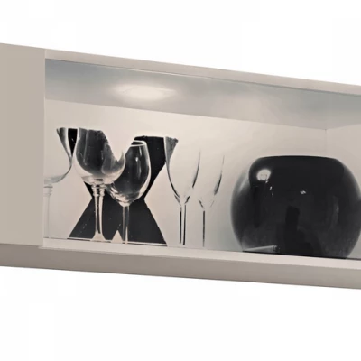 Hängender Glasschrank FREYA - Kaschmir