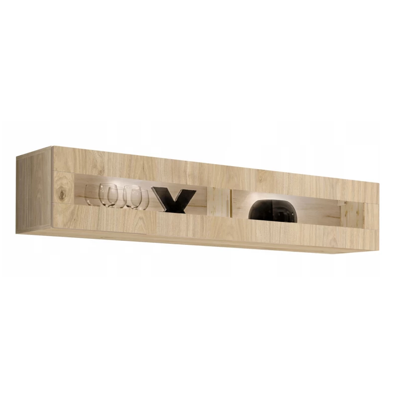 FREYA Wandschrank mit Beleuchtung - Hickory Jackson