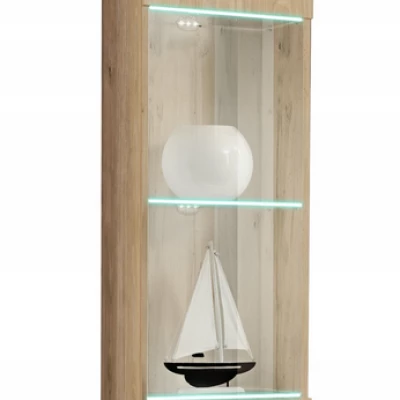 Hängevitrine FREYA mit Beleuchtung - Hickory Jackson