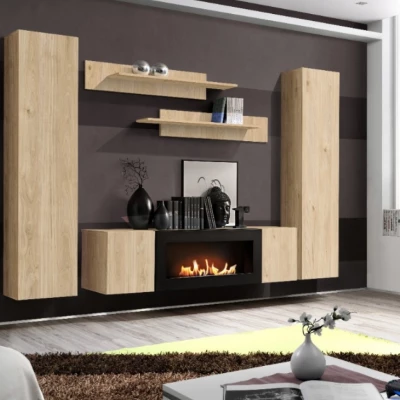 Hoher Wandschrank FREYA - Hickory Jackson