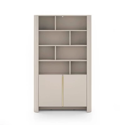 Regalgestell BETTY - Kaschmir / Gold