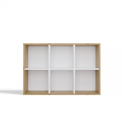 Regalsystem RAINIS 5 – Eiche Artisan / Weiß