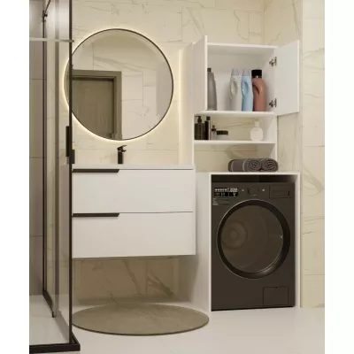 Badezimmerschrank über der Waschmaschine MARGO - weiß