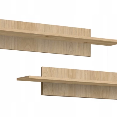 2er-Set Hängeregale FREYA – Hickory-Jackson-Eiche