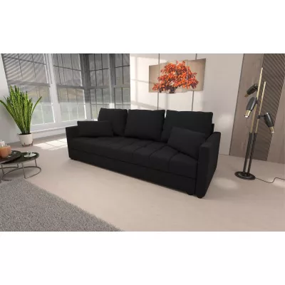 Dreisitzer-Schlafsofa KLAVERA 1 - schwarz 1