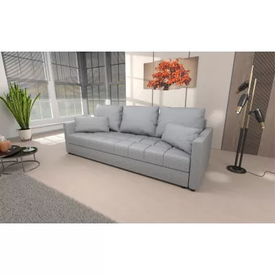 Dreisitzer-Schlafsofa KLAVERA 1 – hellgrau