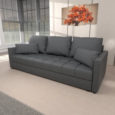 Dreisitzer-Schlafsofa KLAVERA 2 - dunkelgrau 1