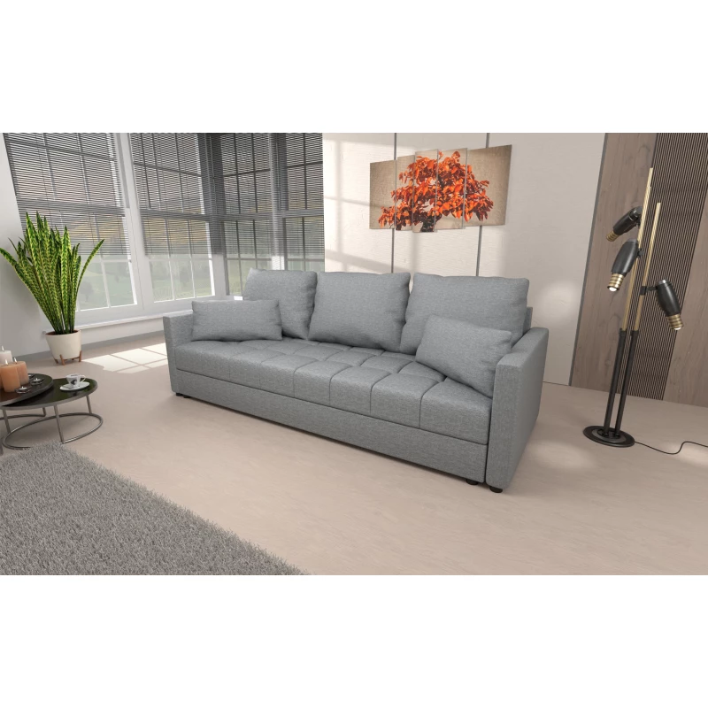 Dreisitzer-Schlafsofa KLAVERA 1 - grau