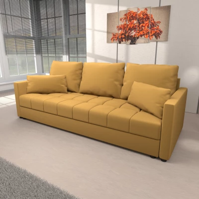 Dreisitzer-Schlafsofa KLAVERA 2 - Honig