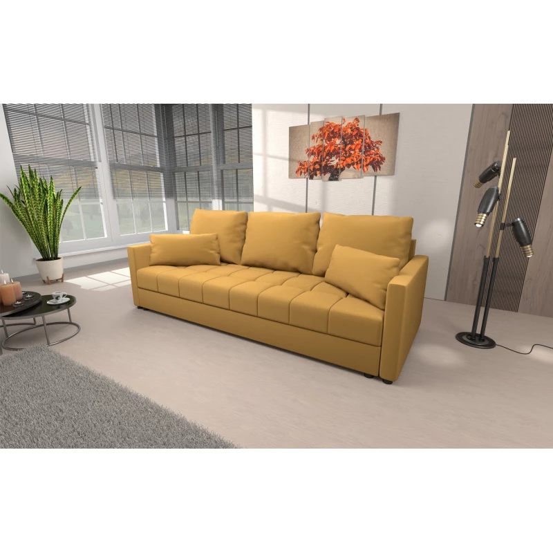 Dreisitzer-Schlafsofa KLAVERA 2 - Honig