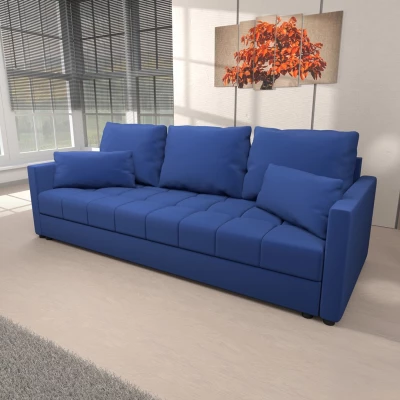 Dreisitzer-Schlafsofa KLAVERA 2 - blau