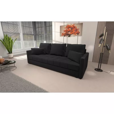 Dreisitzer-Schlafsofa KLAVERA 2 - schwarz 2