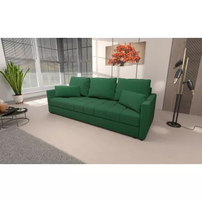 Dreisitzer-Schlafsofa KLAVERA 2 – Flaschengrün