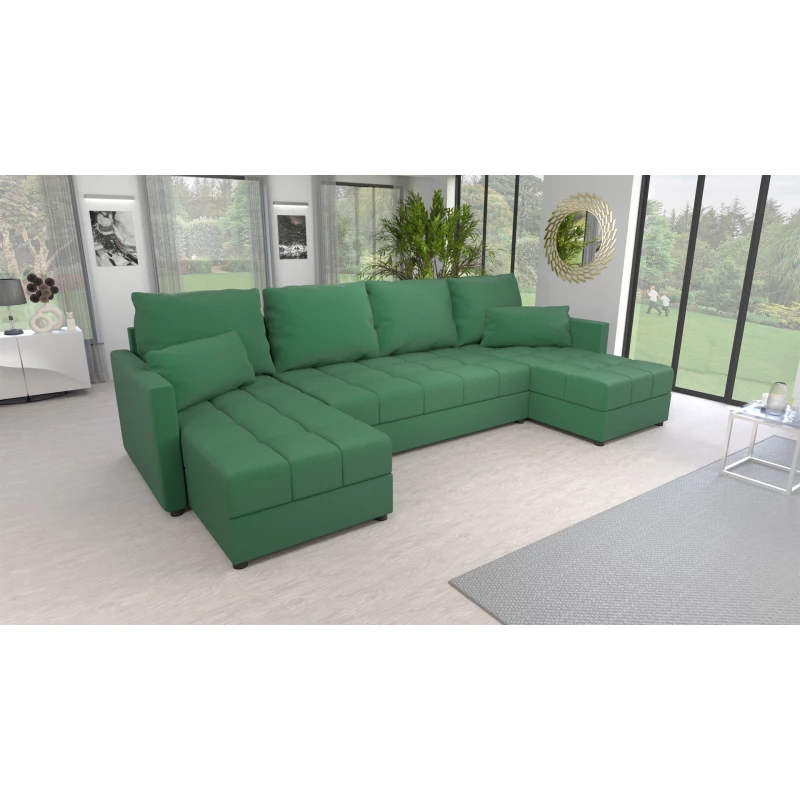 Klappsofa-Set für U-förmiges Klavier 2 - Flaschengrün