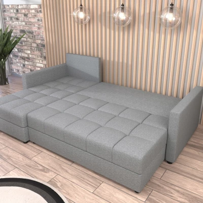 L-förmige Sofagarnitur PIANO 2 - grau