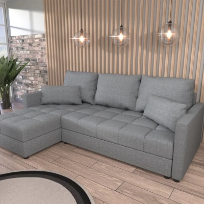 L-förmige Sofagarnitur PIANO 2 - grau