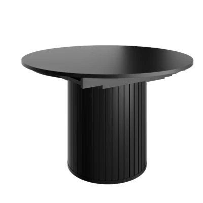 Ausziehbarer Esstisch 120(160)x120 APEX - schwarz