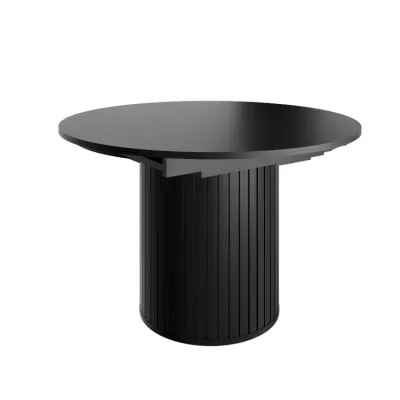 Ausziehbarer Esstisch 120(160)x120 APEX - schwarz