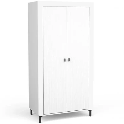 Kleiderschrank 97 cm AUROVA - weiß