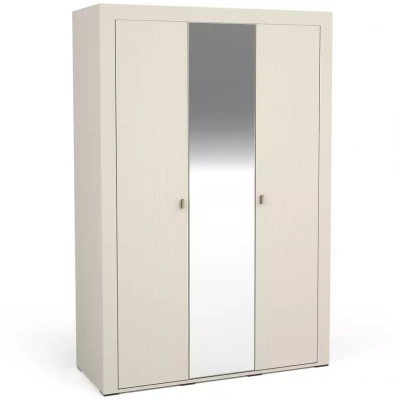 Kleiderschrank 138 cm AUROVA mit Spiegel - Kaschmir
