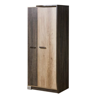 Kleiderschrank 80 cm BENSON - Canyon Oak / Arusha, rechts