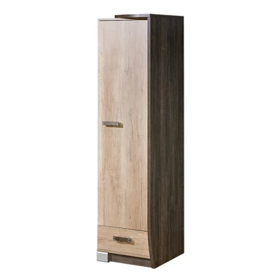 Schmaler Regalschrank BENSON - Canyon Oak / Arusha, Echtholz