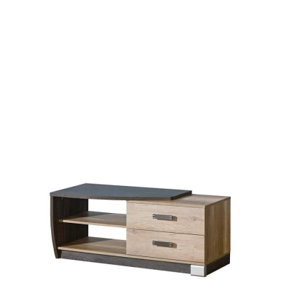 BENSON TV-Ständer – Canyon Oak/Arusha, links