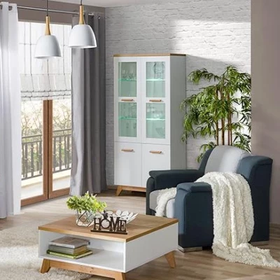 BUTNER Couchtisch – Andersen-Kiefer / Nash-Eiche