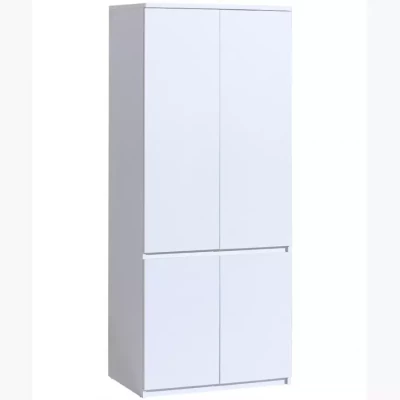 Kleiderschrank 80 cm CARYM - weiß