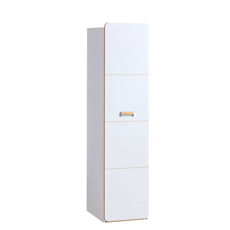 Kleiderschrank mit Regal, 45 cm, Zeder - Nash-Eiche / Weiß