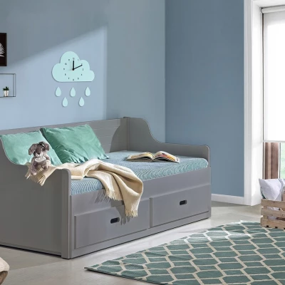 Klappbares Kinderbett 80x200 ETOKA - Anthrazit