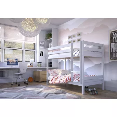 Kinderetagenbett 90x190 ELONDA - Weißkiefer