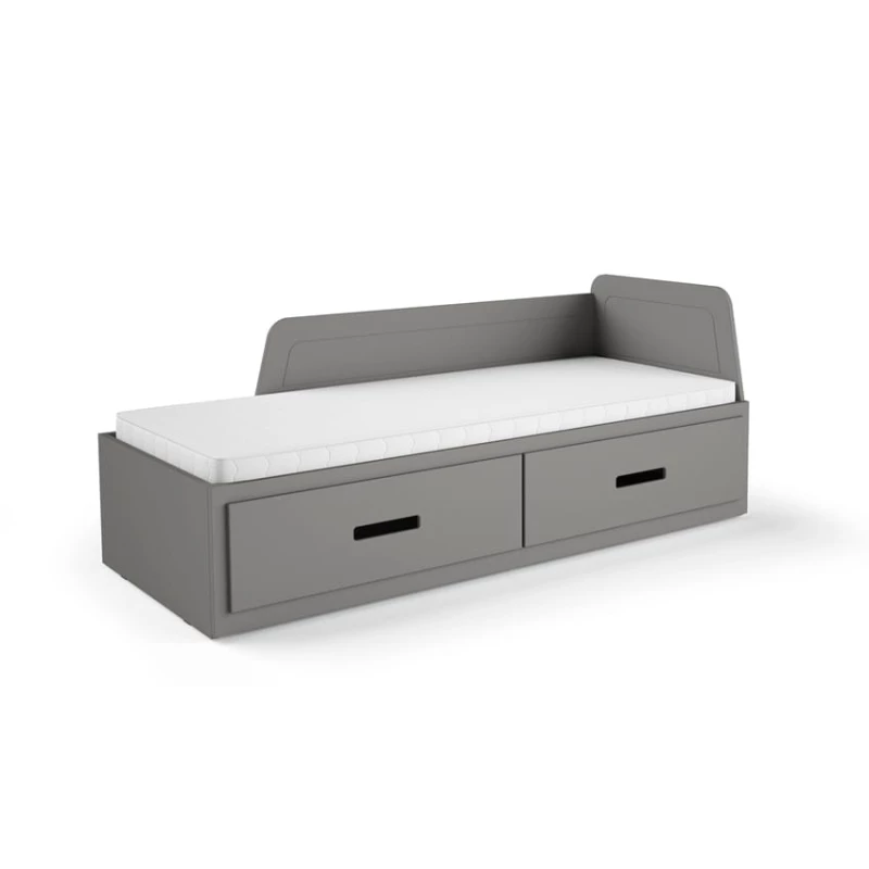 Klappbares Kinderbett 80x200 FRANKLYN - Anthrazit
