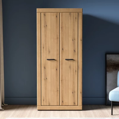 Kleiderschrank 87 cm ADELLA – erinnert an Eiche