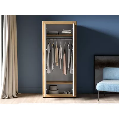 Kleiderschrank 87 cm ADELLA – erinnert an Eiche