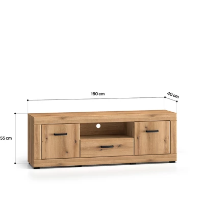 TV-Ständer ADELA – Eichenoptik