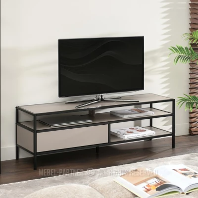 TV-Ständer MAIRA – beige/schwarz