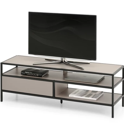 TV-Ständer MAIRA – beige/schwarz