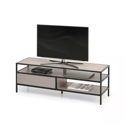 TV-Ständer MAIRA – beige/schwarz